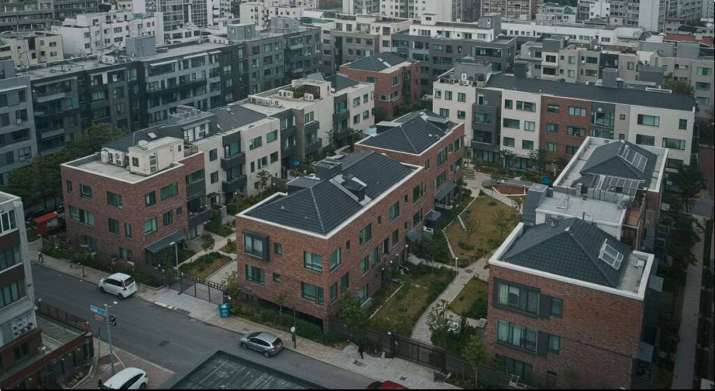 주거급여 2025 변경 사항 및 해당 주택, 다세대 주택 밀집 지역 사진