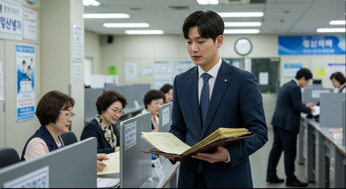 주택청약 1순위 조건 개편 내용 및 가점 계산법 청약하는 청년 사진