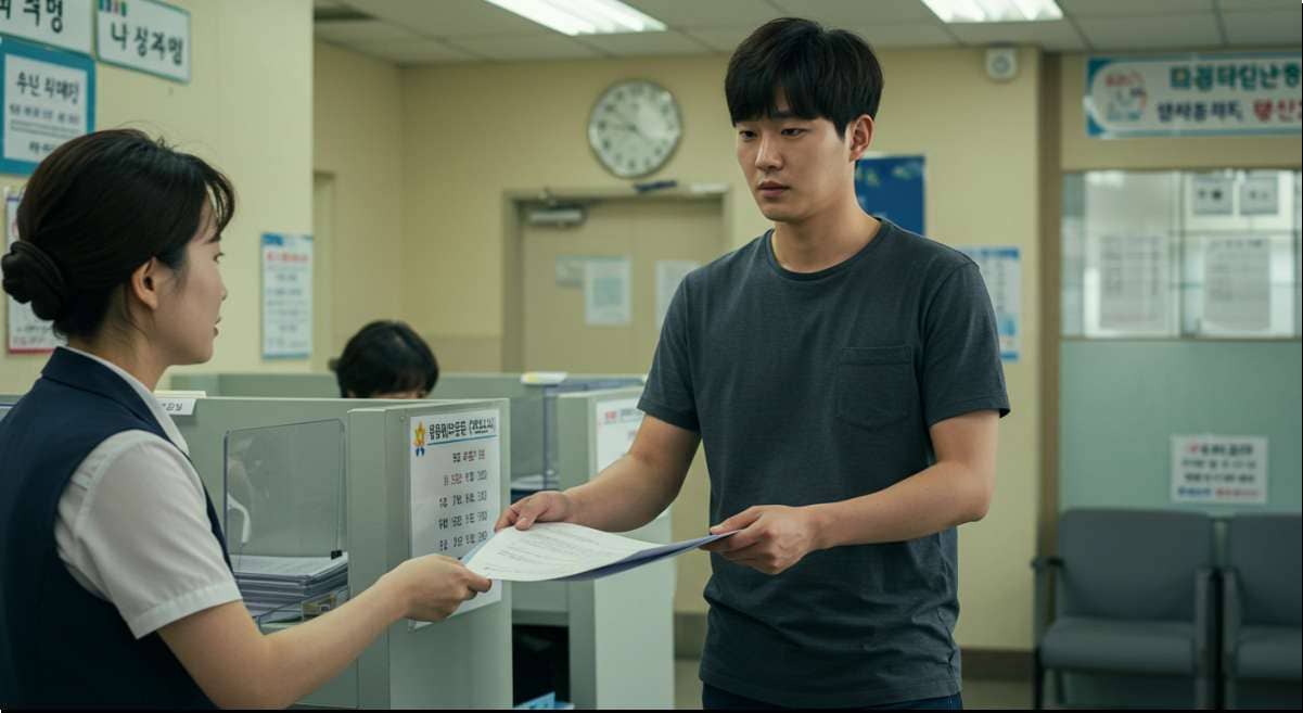 청년월세지원 2차 신청 기간 및 필요 서류 목록 혜택, 서류를 직접 제출하는 청년 사진