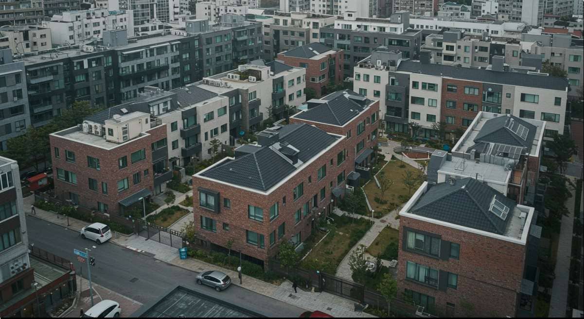 주거급여 2025 변경 사항 및 해당 주택, 다세대 주택 밀집 지역 사진